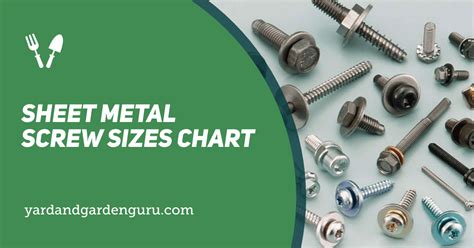 sheet metal screws vs self tapping|sheet metal screw size chart.